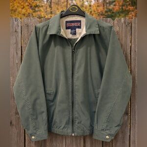 JanSport Green Zip-Up Jacket Men’s Size M Lightweight Windbreaker. ERC